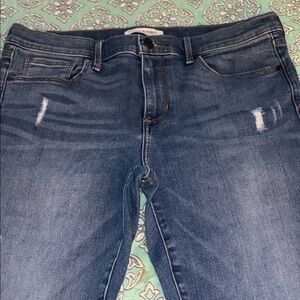Banana Republic Women's Distressed Blue Jeans